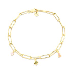 Sif Jakobs Gold Plated Silver Rimini Multi Drop Bracelet - J02138