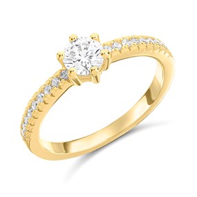 Sif Jakobs Gold Plated Silver Ellera Uno Grande Ring - J02155