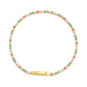 Sif Jakobs Ellera Multi Coloured CZ Bracelet - J02167