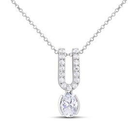 Sif Jakobs Ellise Carezza Uno CZ Necklace - J02169