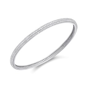 Sif Jakobs Catania Uno Cubic Zirconia Bangle - J0274