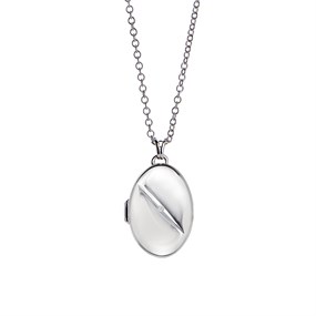 Hot Diamonds DP526 Silver Inheritance Oval Locket - J0432