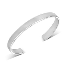 Guess UMB04447STL Pitstop Brushed Stainless Steel Bangle - J42288