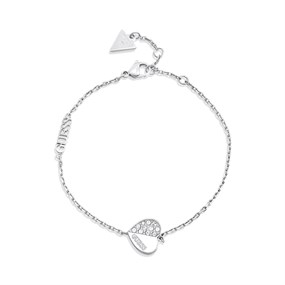 Guess UBB03036RHL Crystal Heart Bracelet - J42316