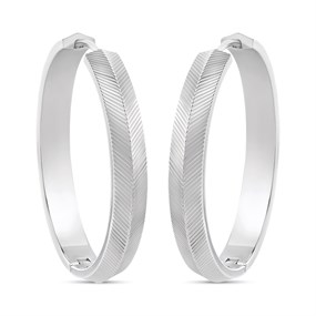 Fossil JF04668040 Harlow Linear Hoop Earrings - J49385