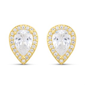 Cachet London Gold Tone Teardrop Stud Earrings - J74220