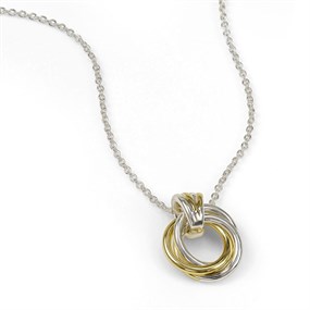 Radley RYJ2605S Gold and Silver Tone Multi Rings Necklace - J81206