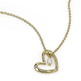 Radley RYJ2610S Gold Tone Heart and Freshwater Pearl Necklace - J81210