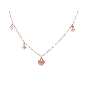 Radley RYJ2038 Rose Plated Charm Necklace - J8164