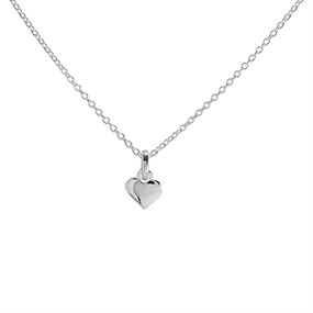 Little Star Silver Tiny Heart Children's Necklace - J83157