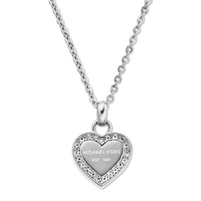 Michael Kors MKJ3970040 Cubic Zirconia Heart Necklace - J94108