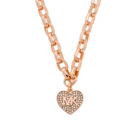 Michael Kors Rose Gold-Tone Necklace MKJ8183791 - J94146