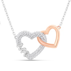 Michael Kors MKC1641AN931 Love Sterling Silver Necklace - J94173