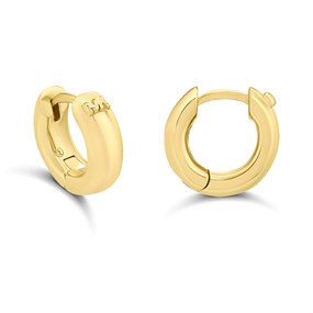 Michael Kors 14ct Gold Plated Silver Huggie Earrings  MKC15s9AA710 - J94185