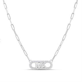 Michael Kors Silver Pavé Empire Pendant MKC1655CZ040 - J94186
