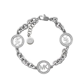 Michael Kors MKJ4730040 Silver Disc Bracelet - J94200