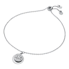 Michael Kors MKC1514AN040 Silver Disc Bracelet - J94213