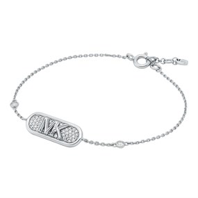 Michael Kors MKC1730CZ040 Silver Crystal Bracelet - J94223