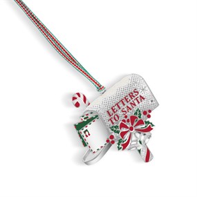 Newbridge Silverware Letters to Santa Hanging Ornament - P59214