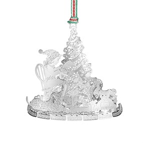 Newbridge Silverware Writing Letter to Santa Hanging Ornament - P59218