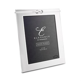 Elegance Silver Plated 6x8 Knot Frame - P9163