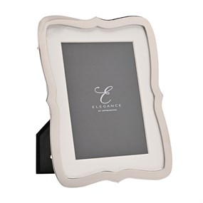 Elegance Silver Plated Wavy Edged Frame - P9166