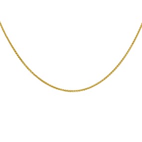 9ct Gold 1mm Wide Spiga Chain - 20in - R9450