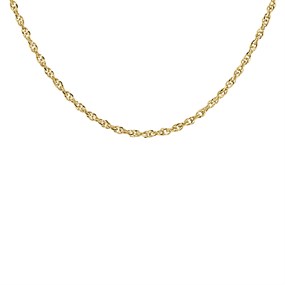 9ct Gold 2mm Wide Prince of Wales Chain - 20in - R9721