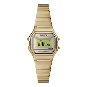 Timex TW2T48000 Main Street Digital Gold Tone Bracelet Watch - W04198