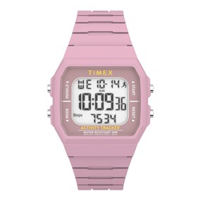 Timex TW5M55800 Sport Digital Pink Resin Activity Tracker Watch - W04199