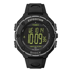 Timex T49950 Expedition Shock Chronograph Black Resin Strap Watch - W04210