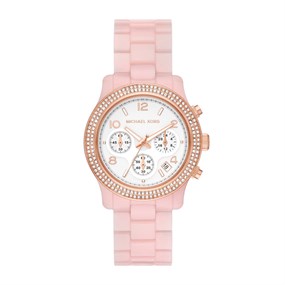 Michael Kors MK7424 Runway Blush Plastic Bracelet Watch - W08158