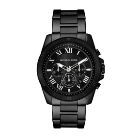Michael Kors MK9185 Alek Chronograph Black IP Bracelet Watch - W08216
