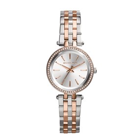 Michael Kors MK3298 Two Tone Stone Set Bracelet Watch - W08239