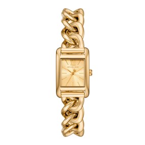 Michael Kors MKO1166 Monroe Gold Tone Chain Bracelet Watch - W08242