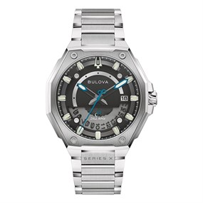 Bulova 98B456 Series X Black Dial Bracelet Watch - W09410