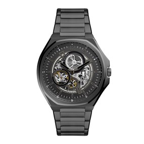 Fossil BQ2621 Evanston Automatic Black IP Bracelet Watch - W10441