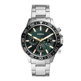 Fossil BQ2492 Bannon Green Multi Dial Bracelet Watch - W10467