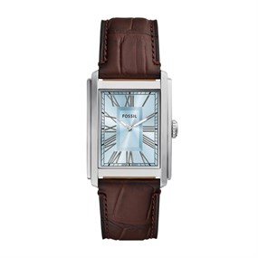 Fossil FS6110 Carraway Brown Leather Strap Watch - W10486
