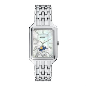 Fossil ES5400 Raquel Sun Moon Multifunction Stainless Steel Bracelet Watch - W10526