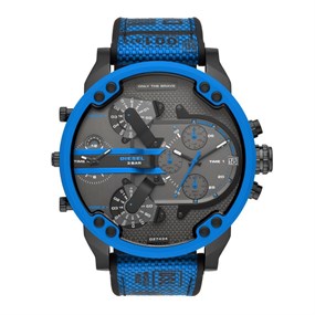 Diesel DZ7434 Mr. Daddy 2.0 Chronograph Blue Strap Watch - W11284