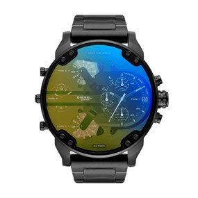 Diesel DZ7460 Mr Daddy 2.0 Chronograph Black IP Bracelet Watch - W11322