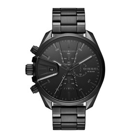Diesel DZ4537 MS9 Chronograph Black IP Bracelet Watch - W11351