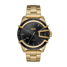 Diesel DZ1949 Caged Gold Tone Bracelet Watch - W11383