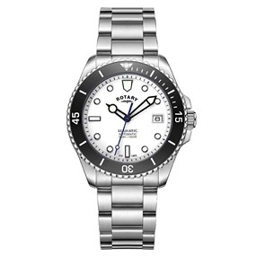 Rotary RGB05430/29 Seamatic 300 Automatic Stainless Steel White Dial Divers Watch - W13335