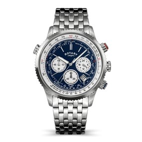 Rotary RGB10095/53 Pilot Chronograph Bracelet Watch - W13348