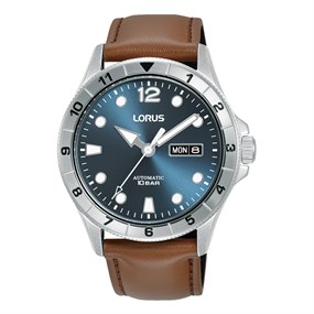 Lorus RL469BX9 Automatic Brown Leather Strap Watch - W16363