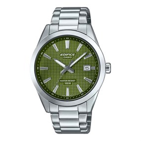 Casio Edifice EFV-160D-3AVEF Green Dial Bracelet Watch - W17551