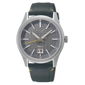 Seiko SUR543P1 Stainless Steel Fabric Strap Watch - W24190