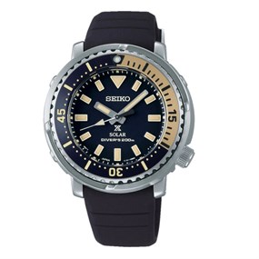 Seiko SUT403P1 Prospex Solar Black Resin Strap Diver's Watch - W25260